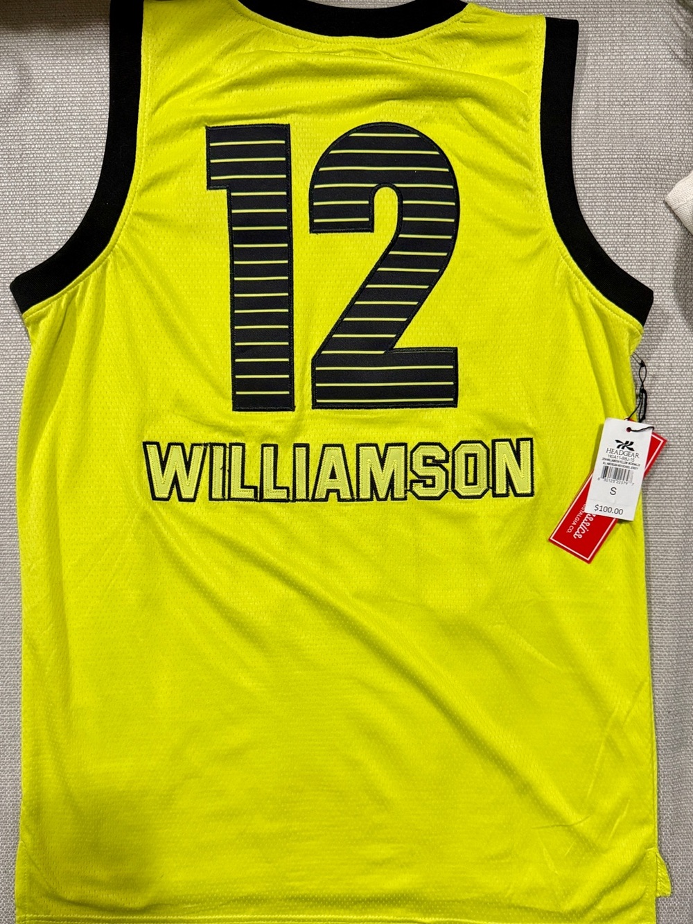 Headgear Zion Williamson McDonald’s All American throwback basketball jersey S